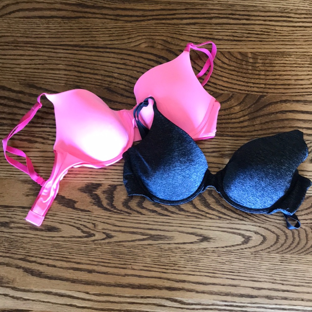 Victoria’s Secret Demi tshirt bras with underwire